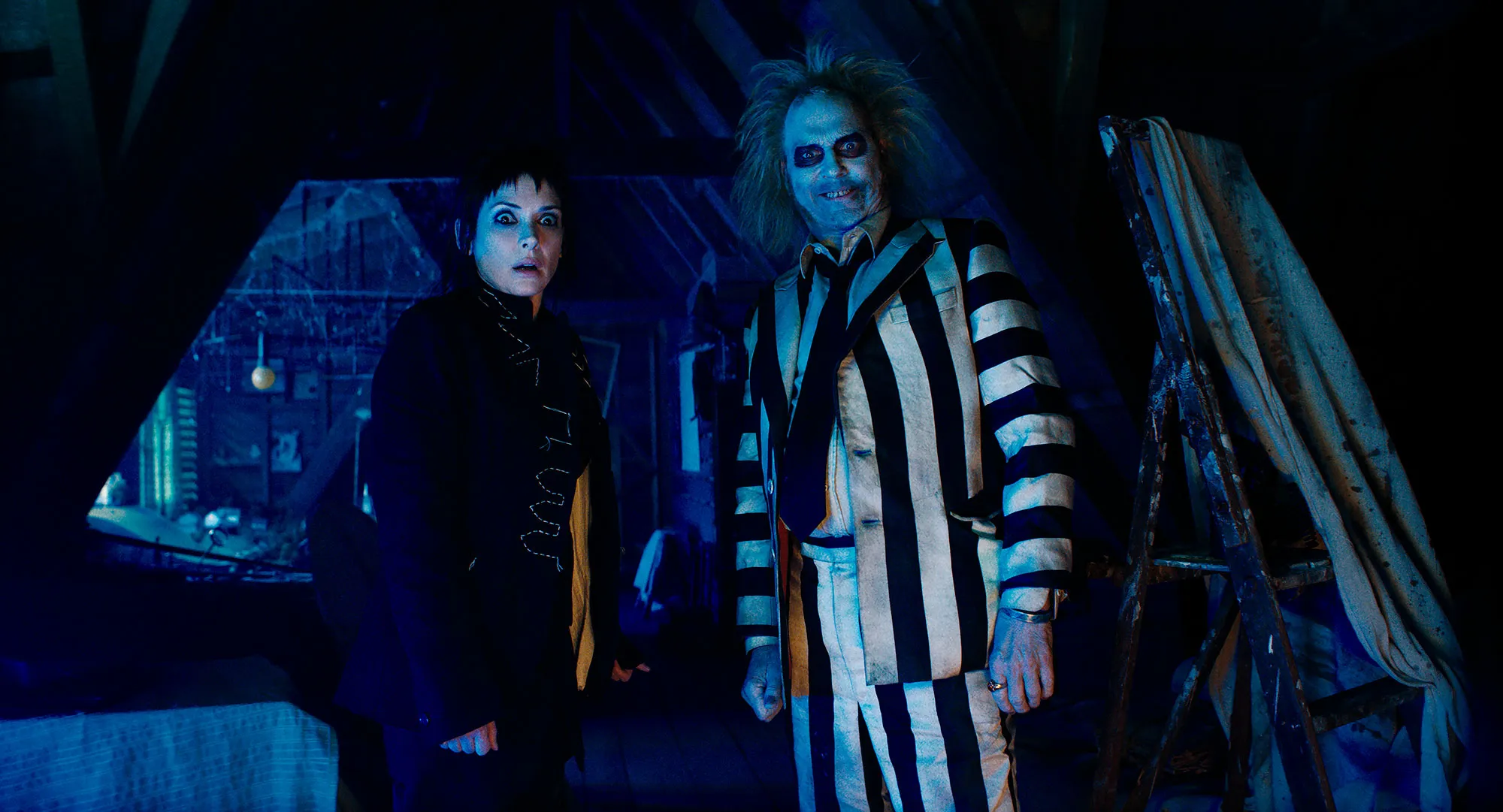 Winona Ryder and Michael Keaton Beetlejuice Beetlejuice