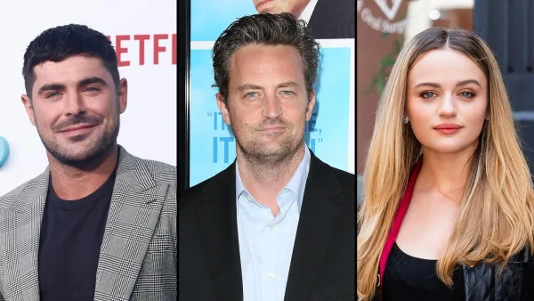 Zac Efron Compares A Family Affair Costar Joey Kings Comedy Skills to the Late Matthew Perry