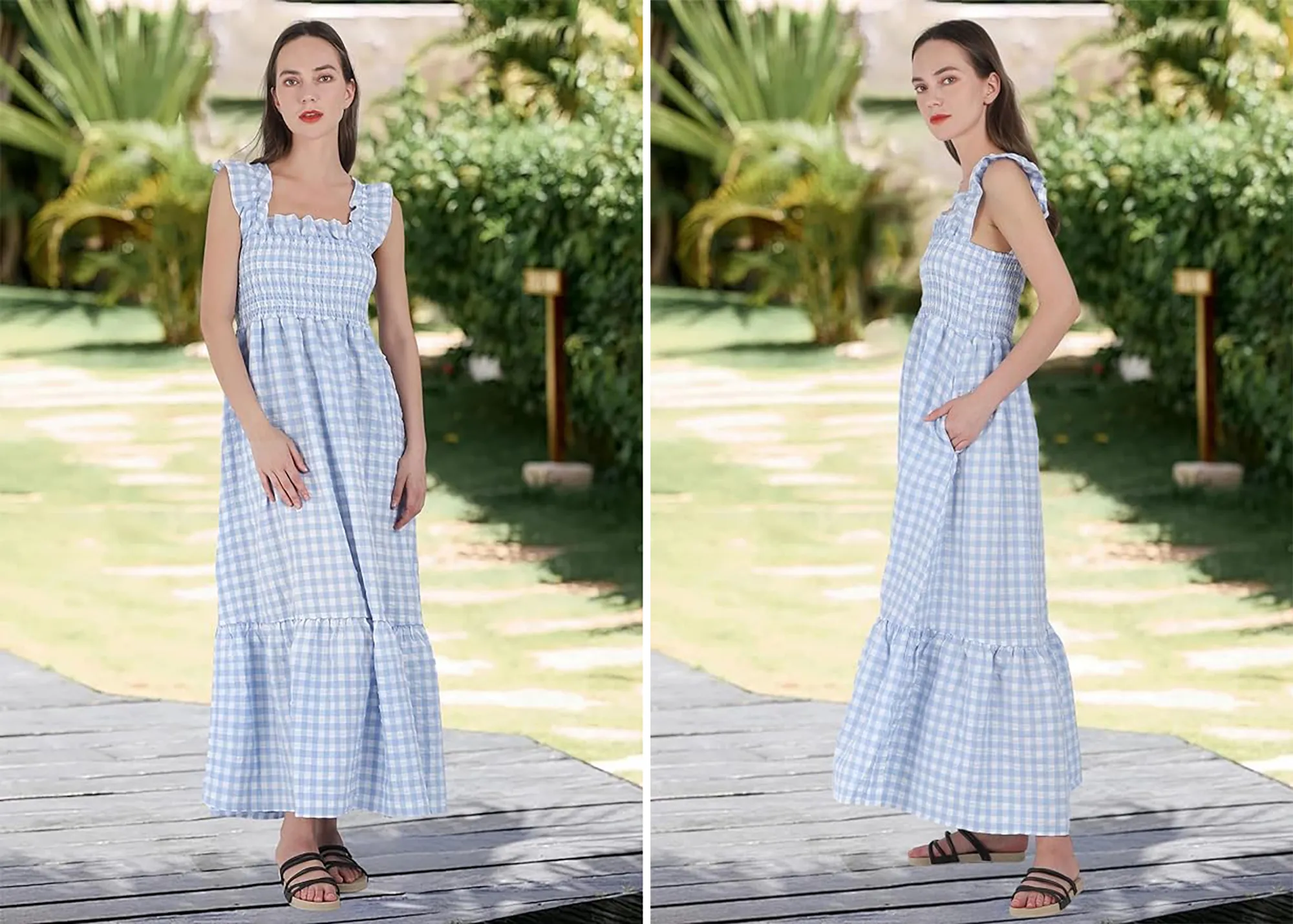 amazon-chouyatou-gingham-dress