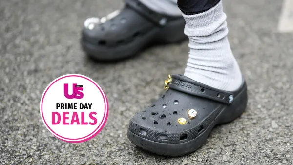 Emy Venturini in Crocs.