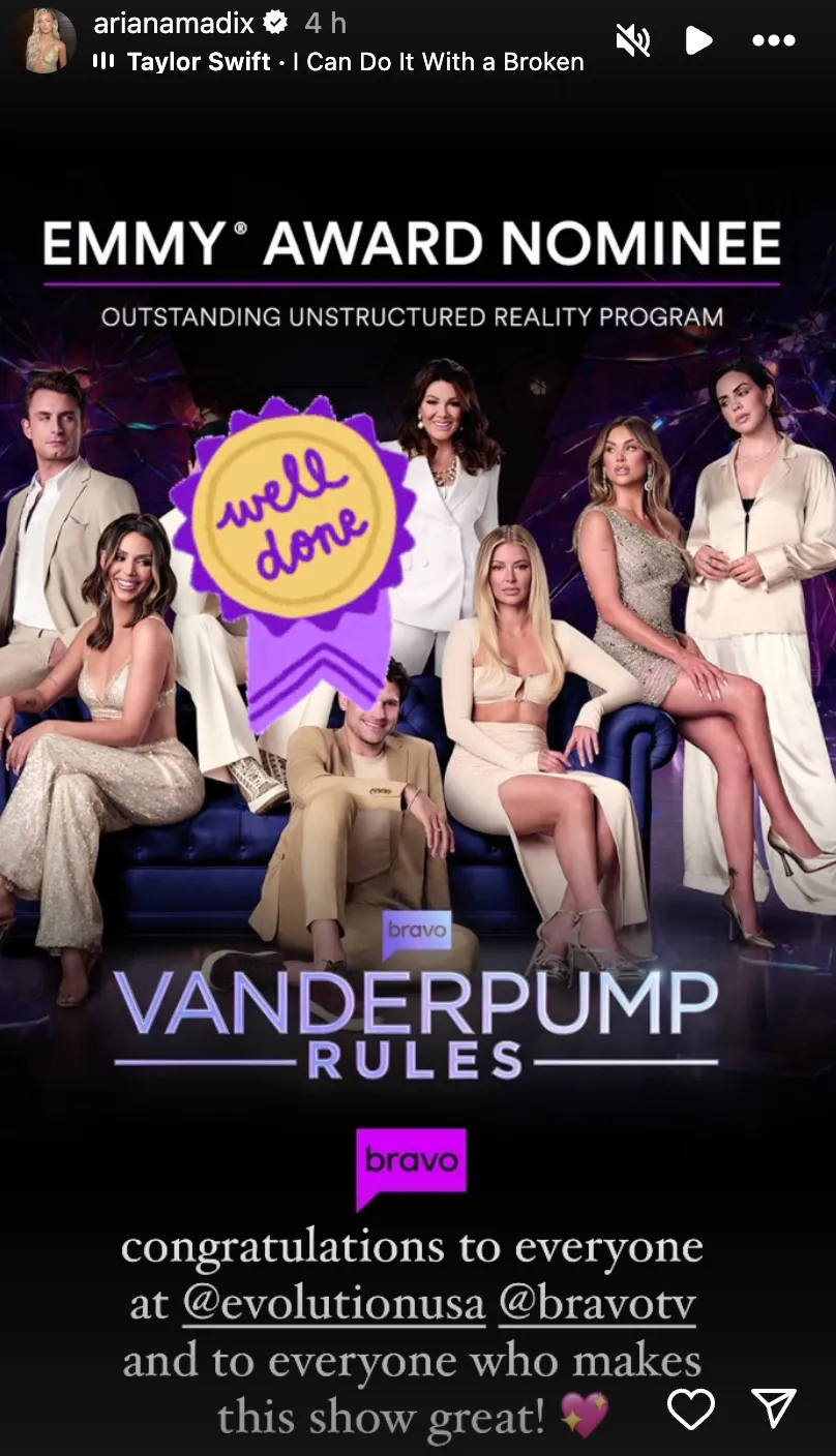 Ariana Madix&rsquo;s Subtle Jab at Tom Sandoval Amid Lawsuit Drama