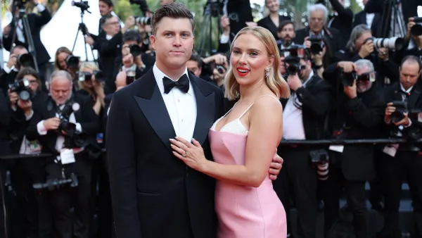 Scarlett Johansson Jokes About Her Prenup With Colin Jost