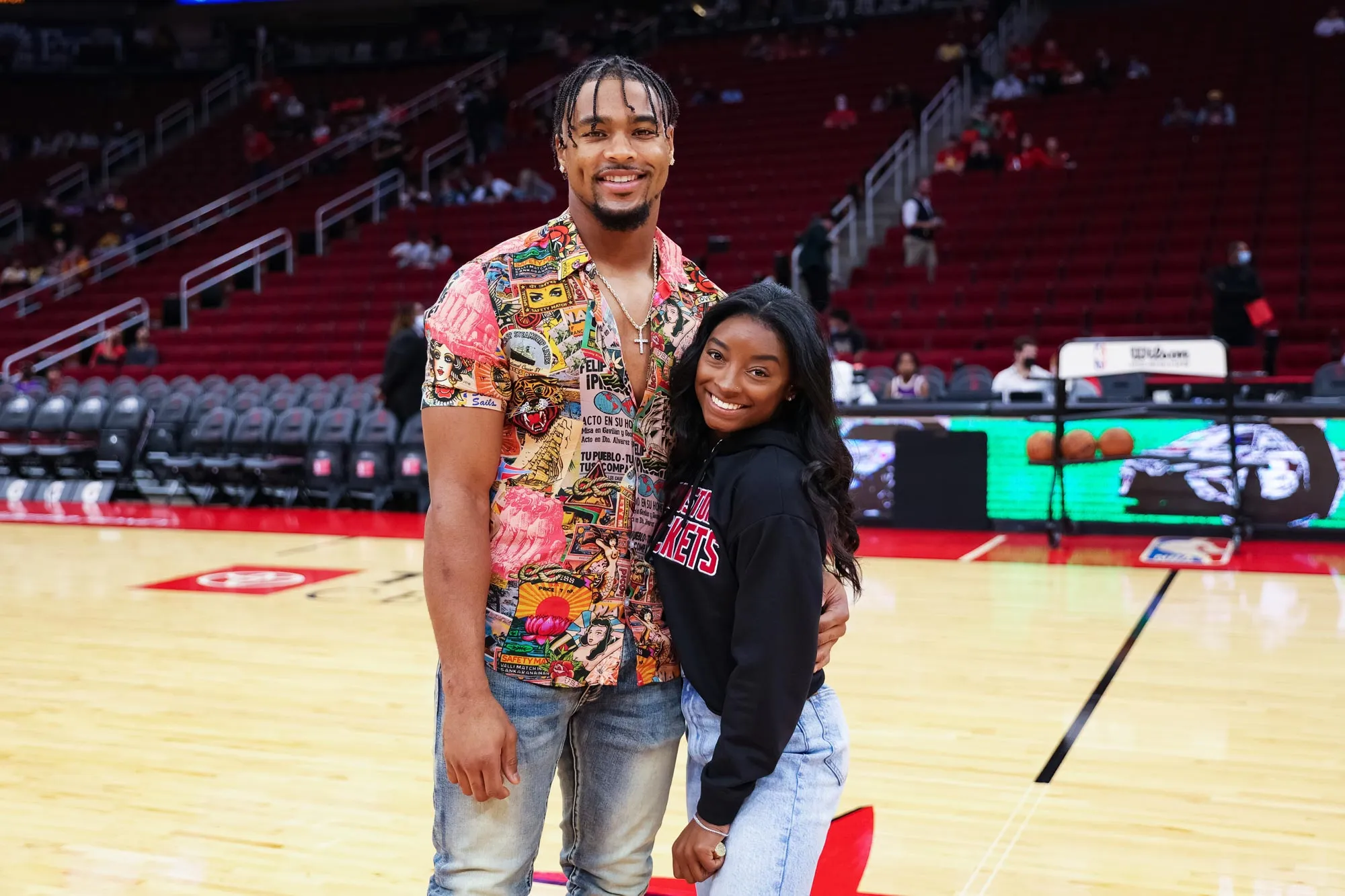 Simone Biles Reacts to Husbands S Tattoo