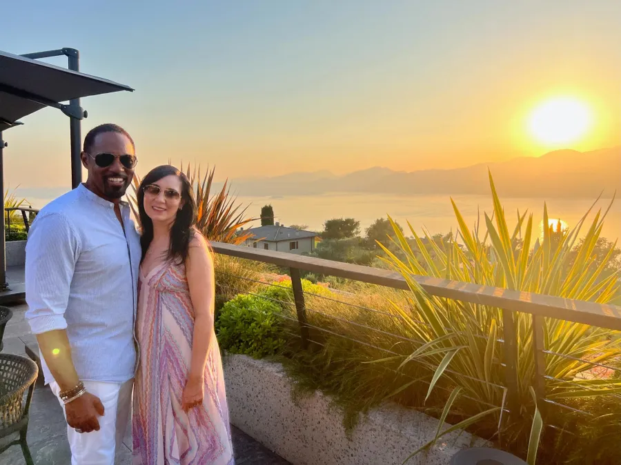 Jason George and Wife Vandana Khanna Celebrate 25th Anniversary in Italy