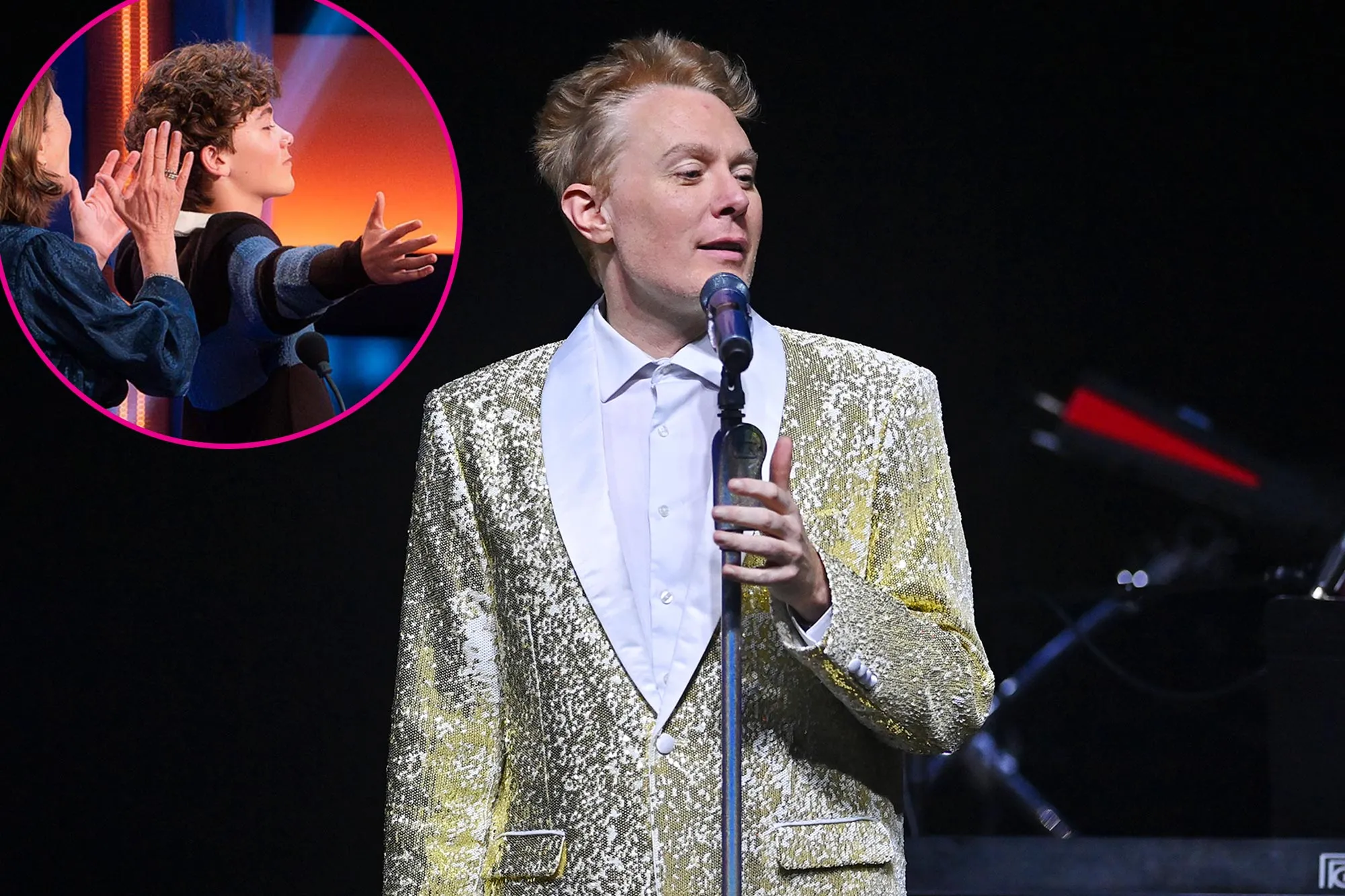 American Idol Alum Clay Aiken s Son Parker 15 Makes His TV Debut on Celebrity Family Feud 817