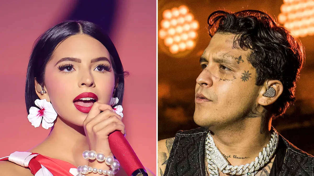 Angela Aguilar and Christian Nodal