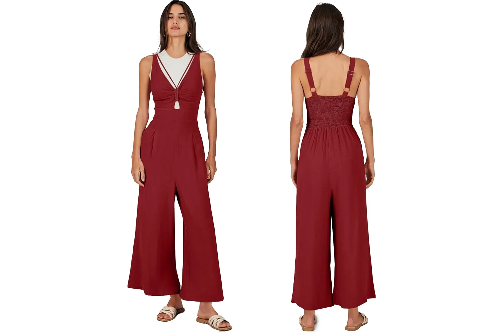 Anrabess wide-leg romper