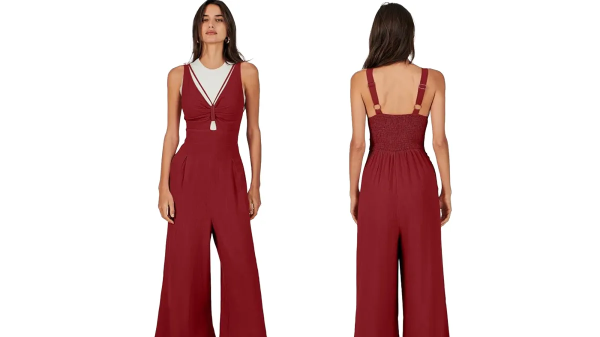 Anrabess wide-leg romper