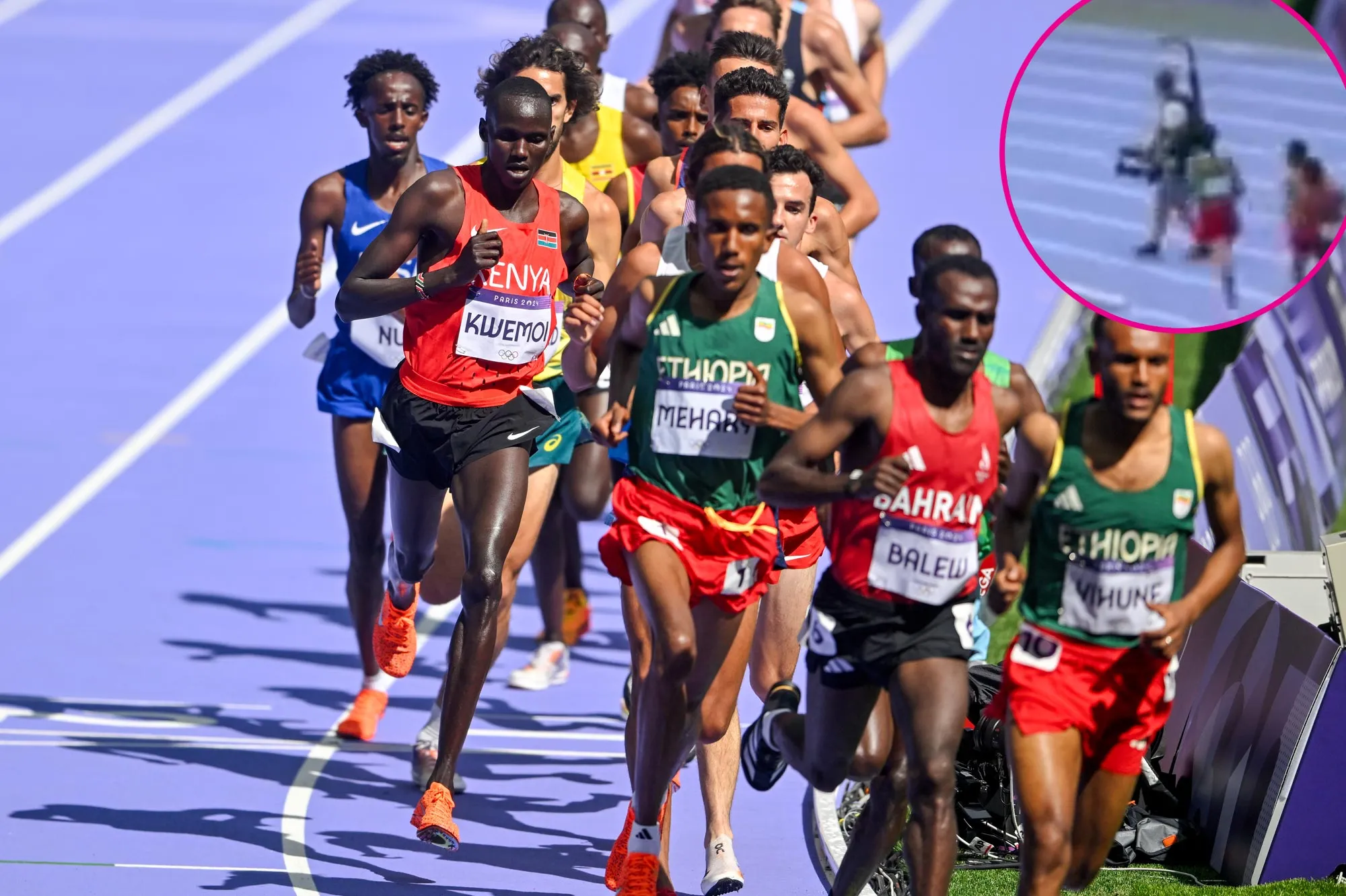 Cameraman Walks Into Men s 5000m Race at 2024 Paris Olympics 751