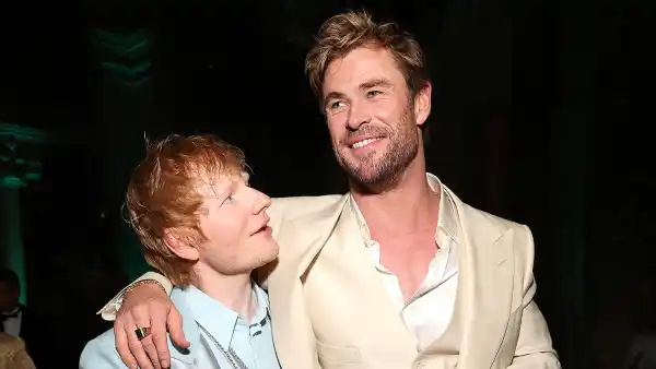 Chris Hemsworth Debuts Drumming Skills During Surprise Appearance at Ed Sheeran Show