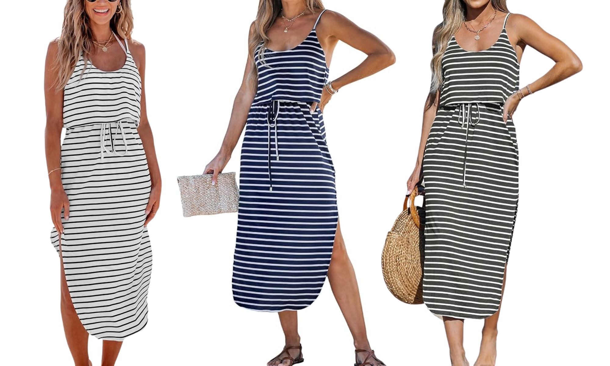 Cupshe Scoop Neck Midi Dress