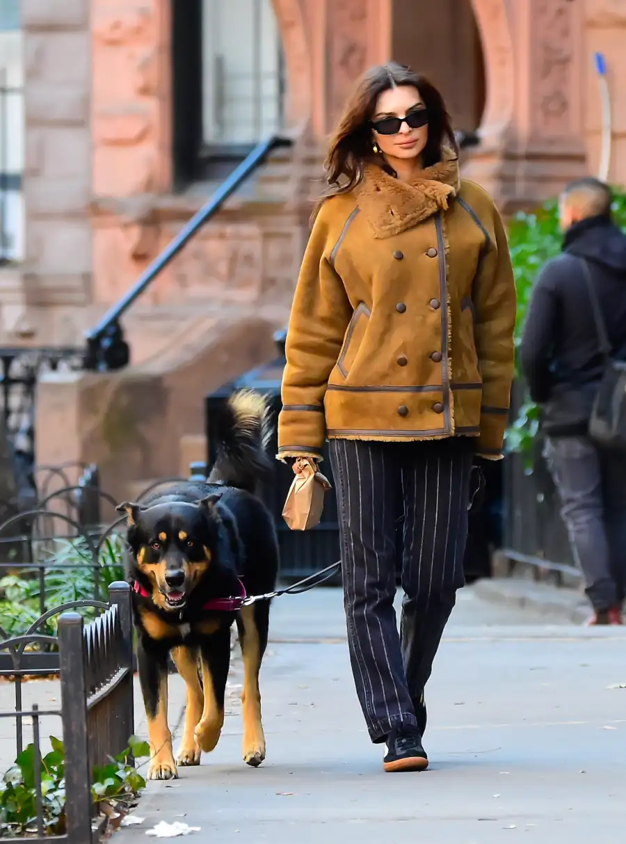 Emily Ratajkowski s Best Style Moments While Walking Her Dog