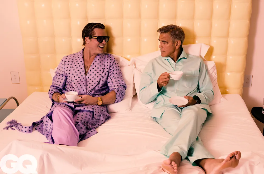 George Clooney and Brad Pitt GQ September 2024 03