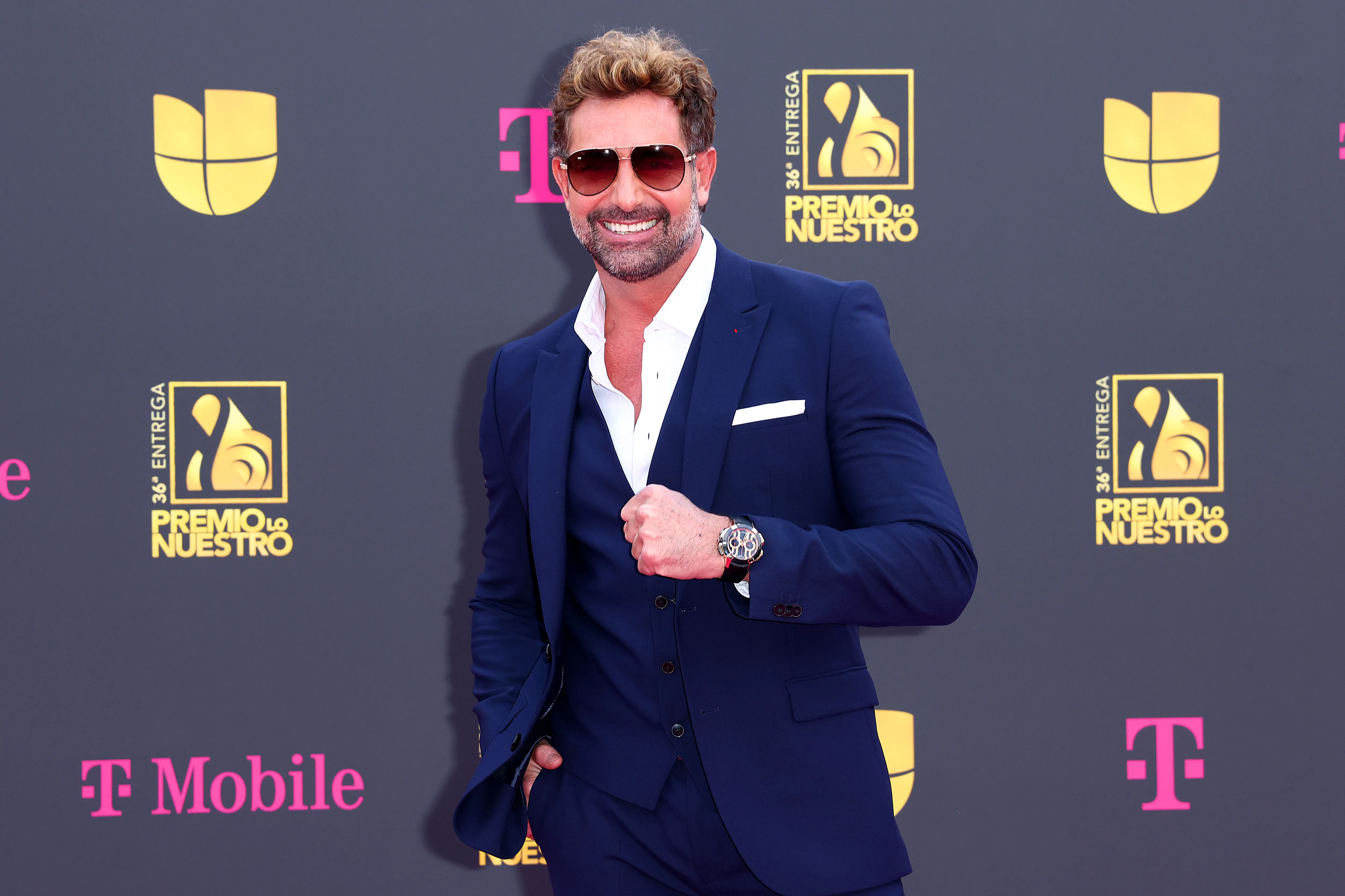 Gabriel Soto en los Premio Lo Nuestro, en Miami, Florida, en 2024.