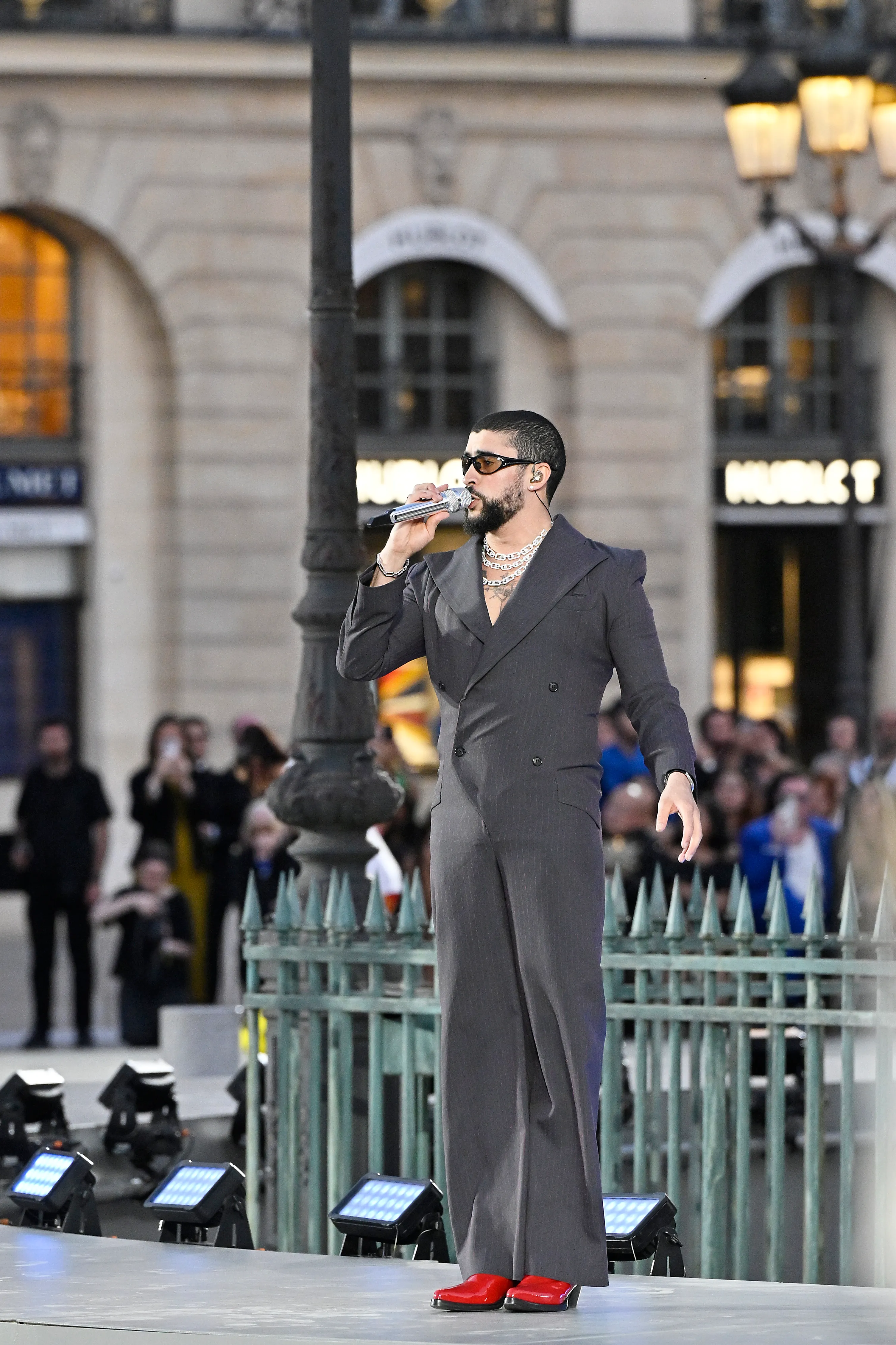 Bad Bunny en París, Francia, junio de 2024.