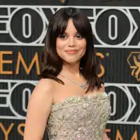 Jenna Ortega attends the 75th Primetime Emmy Awards Bio Page