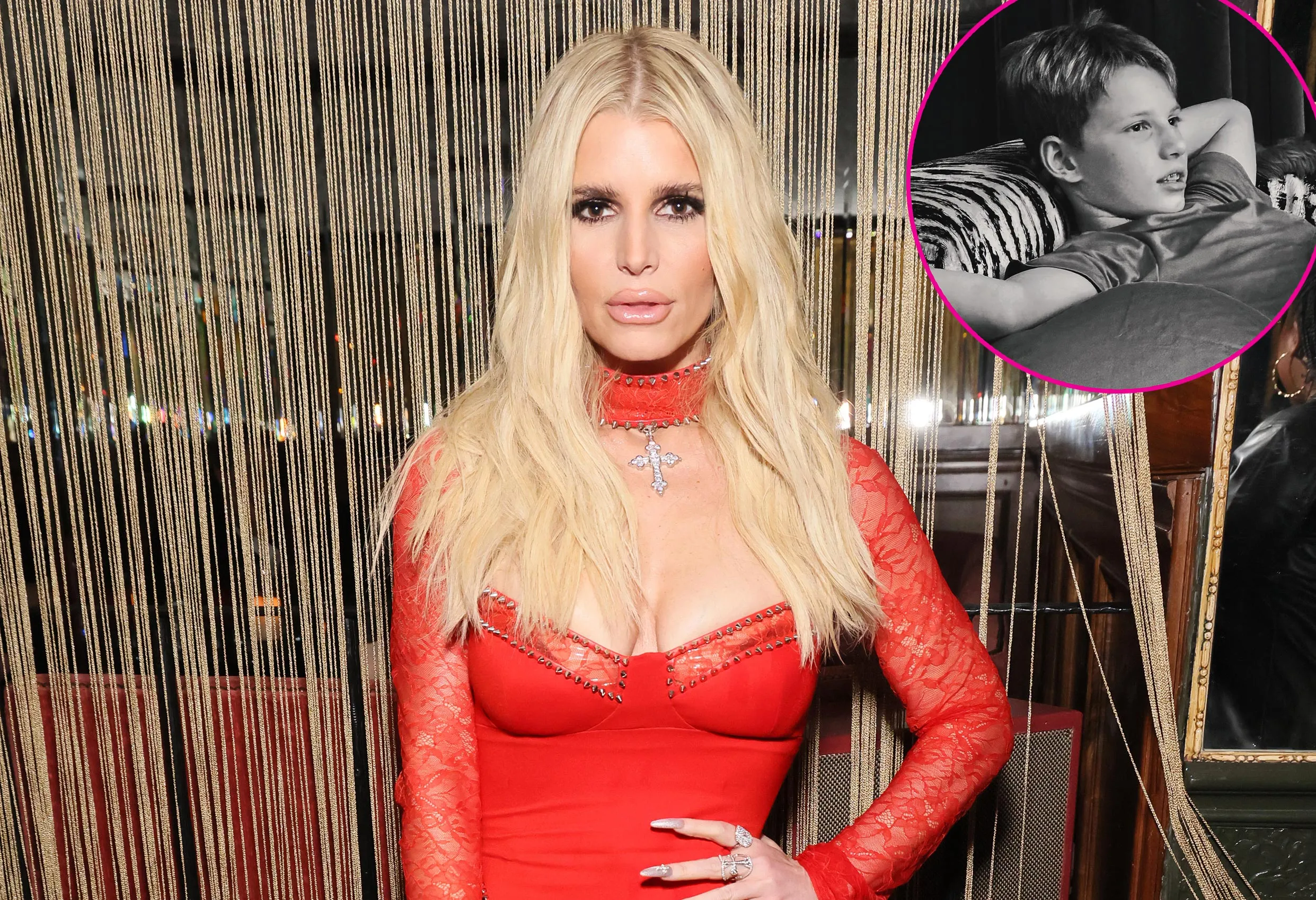 Jessica Simpson rare pic of son 611