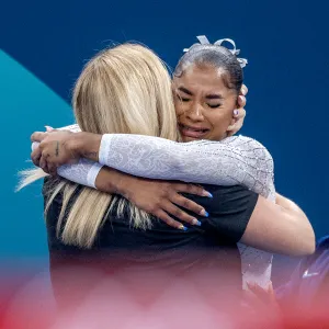 Jordan Chiles' Coach Cecile Canqueteau-Landi Claps Back After Medal Drama