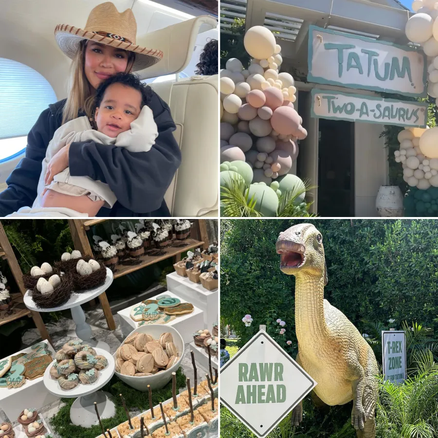 Khloe Kardashian Dino Mite 2nd Birthday for Son Tatum The Kardashian Jenner Kids Most Extravagant Birthday Parties