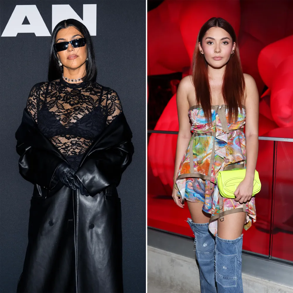 Kourtney Kardashian Borrows Atiana de la Hoya Extra Baggy Pants