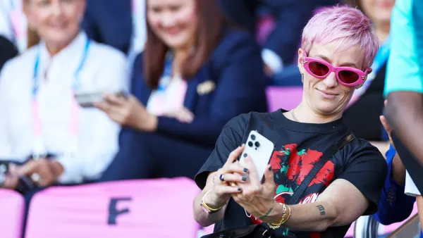 Megan Rapinoe Goes Into Full Soccer Mom Mode at USWNT Olympics Final