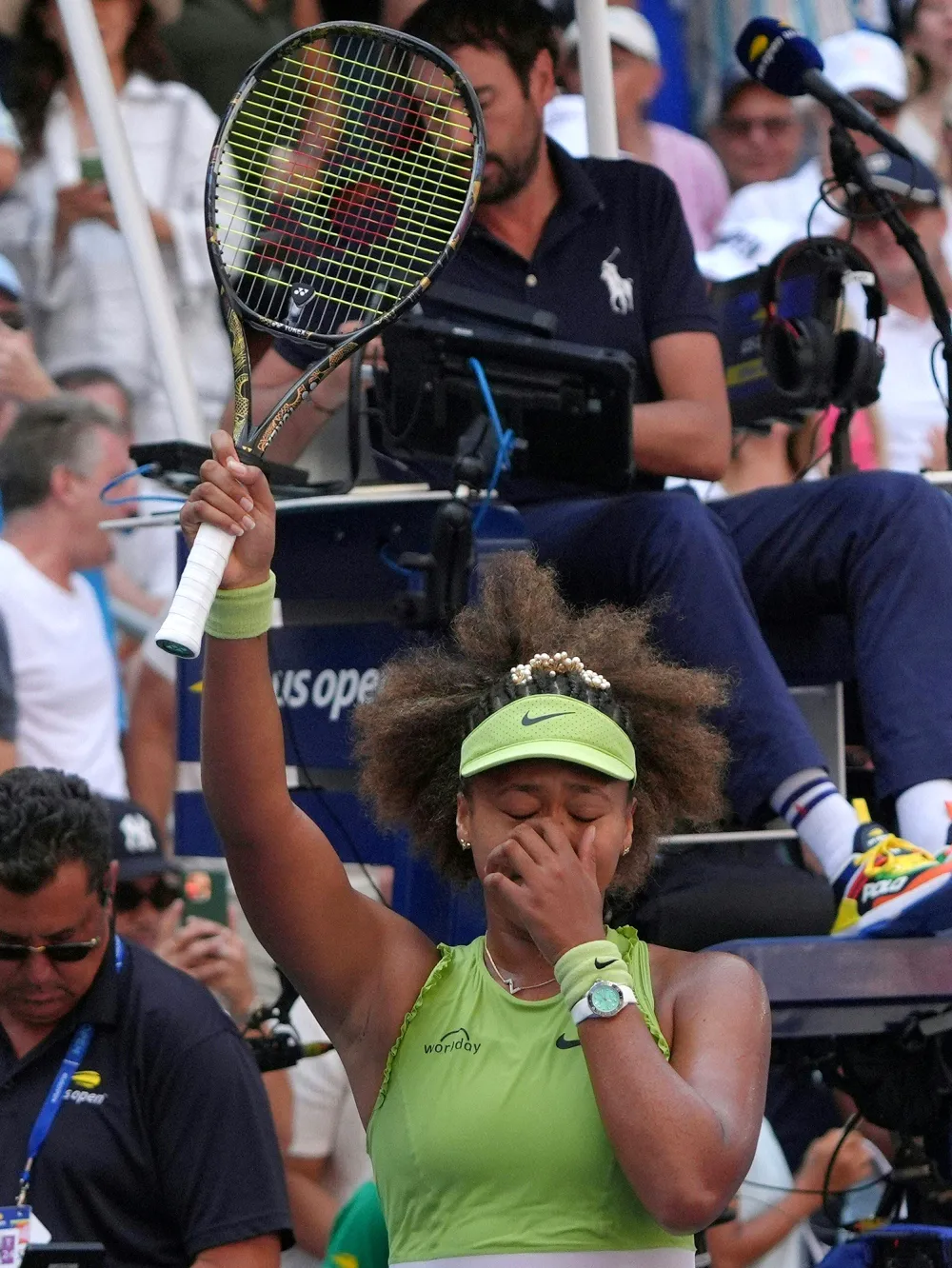 Naomi Osaka Has Emotional Reaction to Winning Her 1st Game at the 2024 U.S. Open