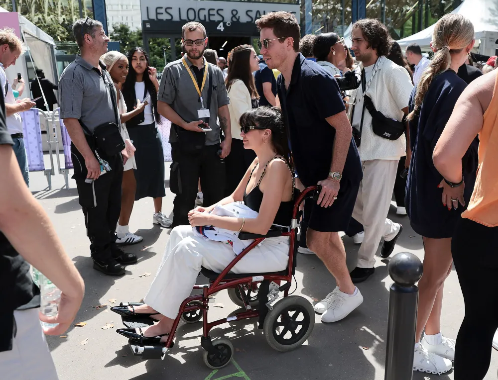 Nina Dobrev Still Has A Ways to Go in Recovery After Knee Surgery 3 Shaun White Paris 2024 Olympic Games