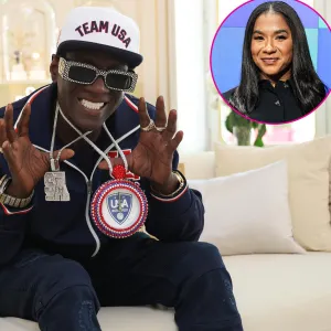 PROMO Flavor Flav Tells Jordan Chiles Hit Me Up for a Bronze Clock Necklace