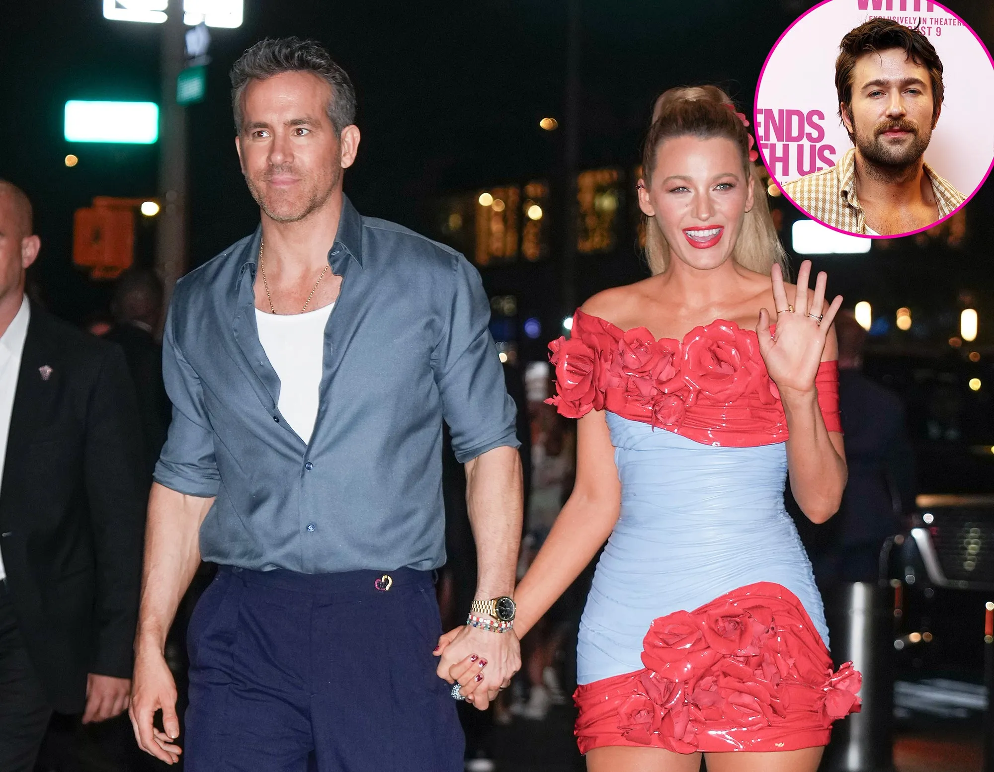 Ryan Reynolds Interviews Wife Blake Livelys It Ends With Us Love Interest Brandon Sklenar