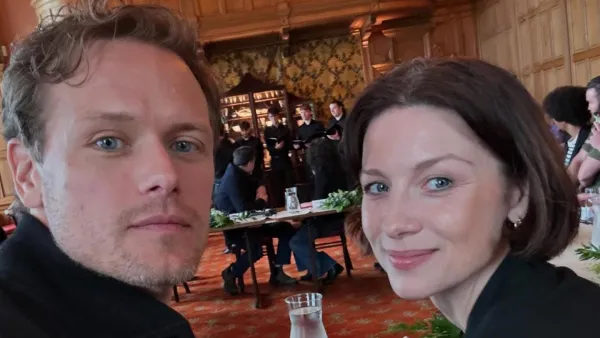 Sam Heughan Shares Cast Photos From the Final Table Read for Outlander