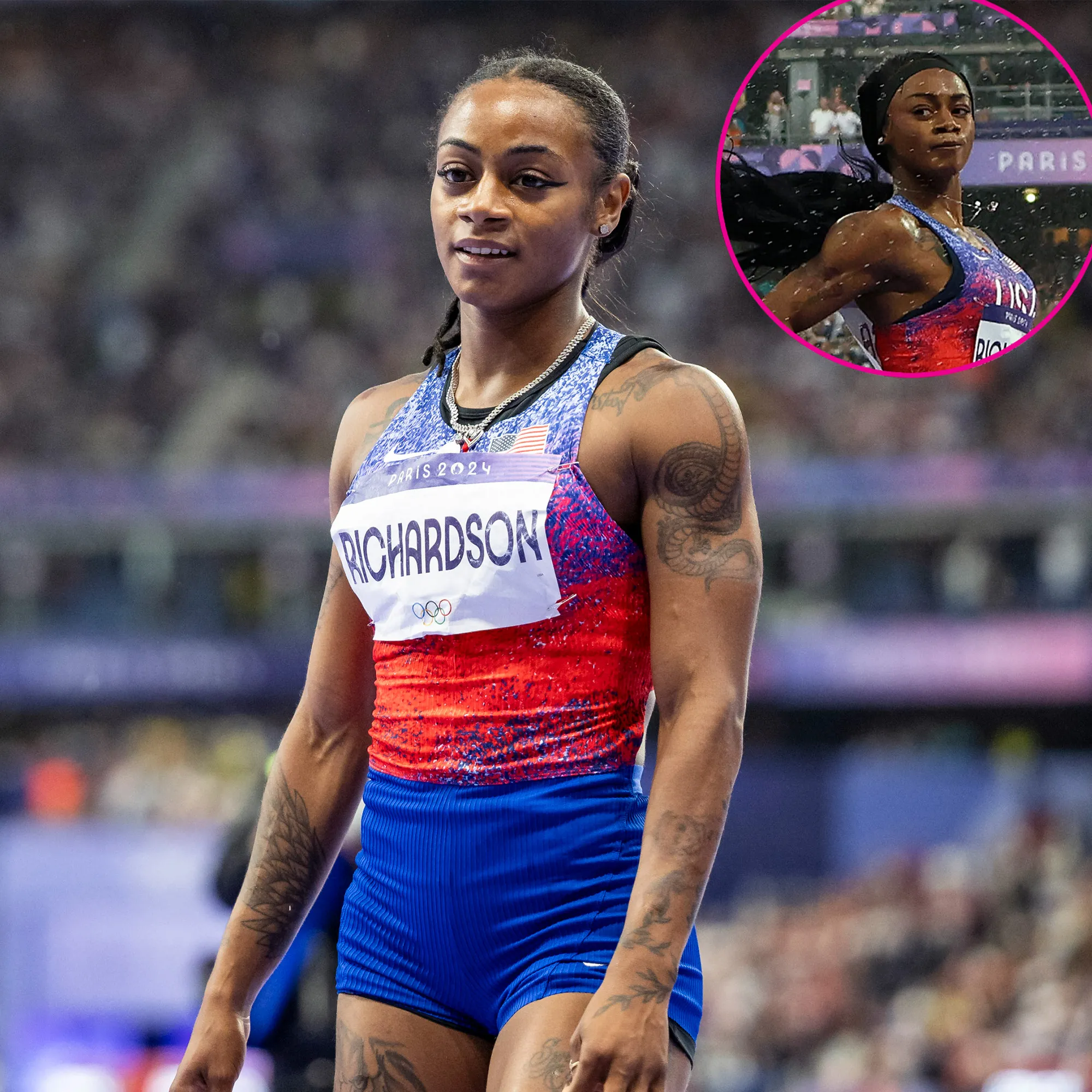 Sha Carri Richardson Jokes She Might Put a Photo of Her Iconic Olympic Staredown Up in my House