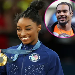 Simone Biles Defends Letting Husband Jonathan Owens Wear Her Gold Medal Leave Us Alone 583