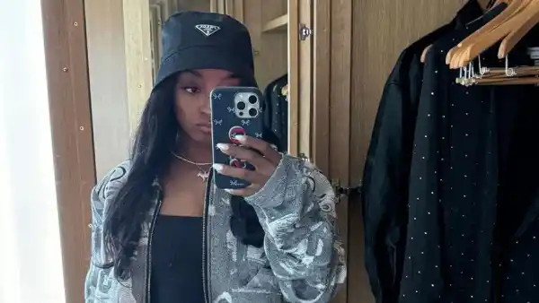 Simone Biles Wears Green Bay Packers Jacket While Supporting Jonathan Owens at Bears Preseason Game