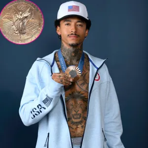 Skateboarder Nyjah Huston Has Proof Why Olympic Medals Need Storage Boxes