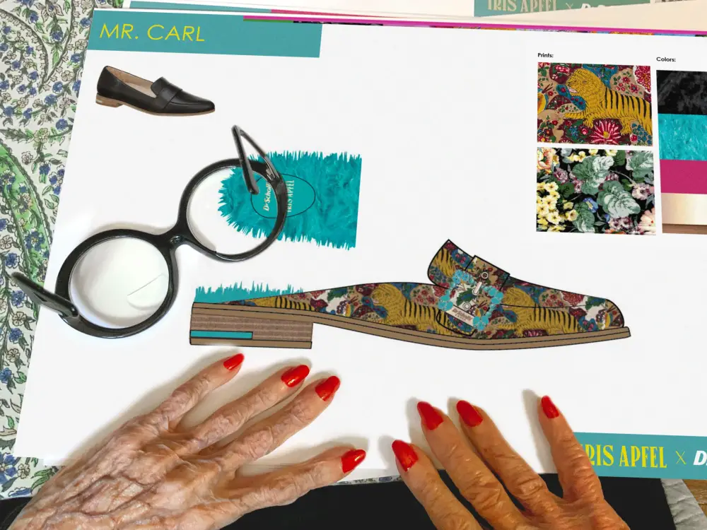 Iris Apfel x Dr. Scholl's