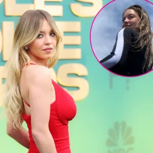 Sydney Sweeney Gets Cheeky in One Piece Bathing Suit Teases Thirst Trap Lake Photos 192