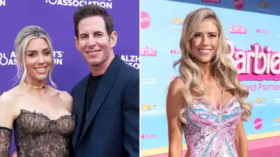 Tarek El Moussa Jokingly Gets Wife Heather Rae El Moussa Ex Wife Christina Hall to Finally Agree