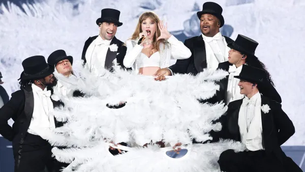 Taylor Swift Dancer Kam Saunders Falls at Wembley