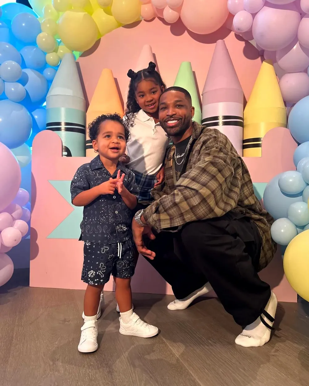 Tristan Thompson Celebrates Twinny&rsquo; Daughter True Starting 1st Grade Time Flies