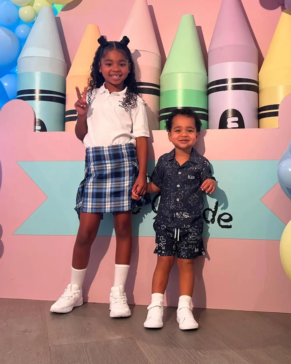 Tristan Thompson Celebrates Twinny&rsquo; Daughter True Starting 1st Grade Time Flies