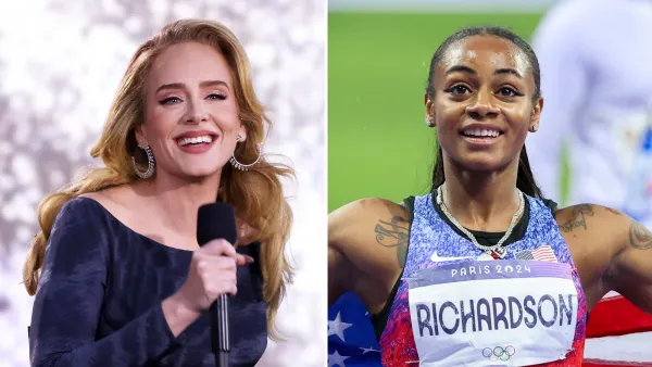 Adele Pauses Munich Concert to Watch ShaCarri Richardsons Debut Olympic Final