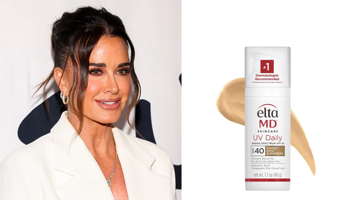 kyle richards and eltamd tinted face sunscreen