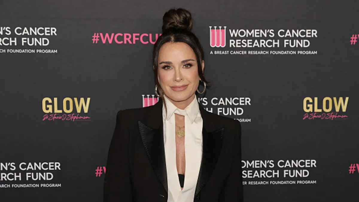 Kyle Richards on red carpet