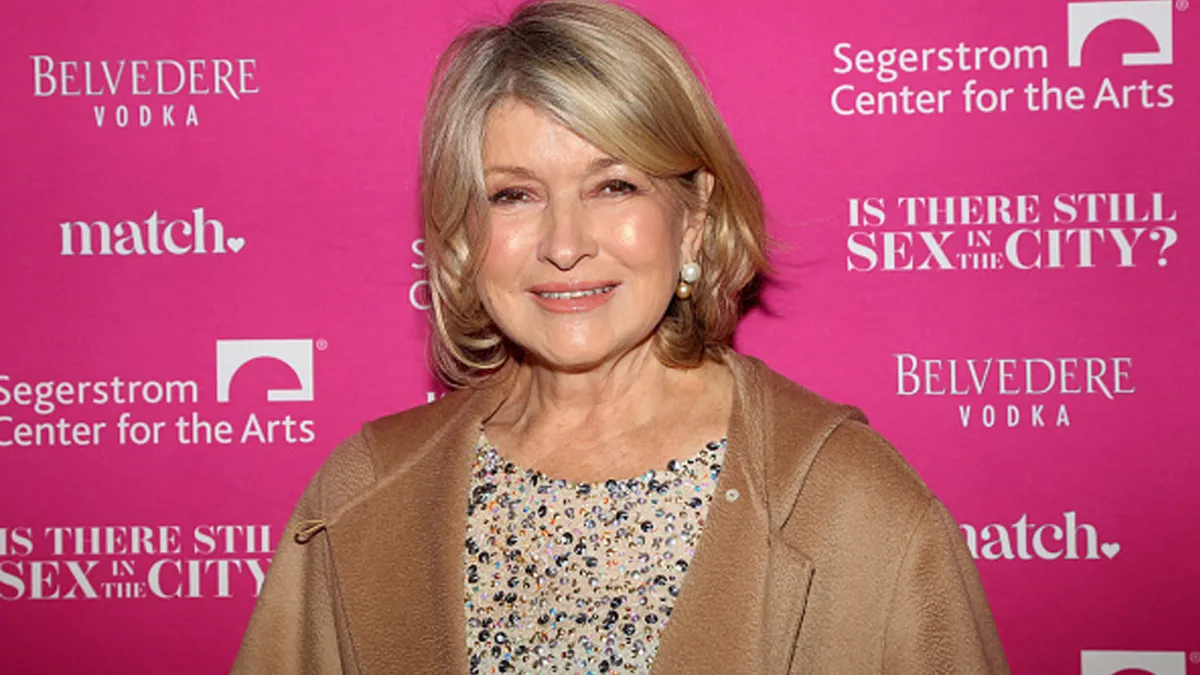 Martha Stewart on red carpet