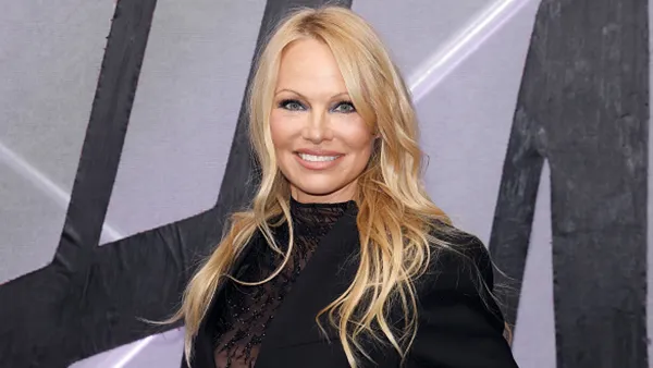 Pamela Anderson on red carpet