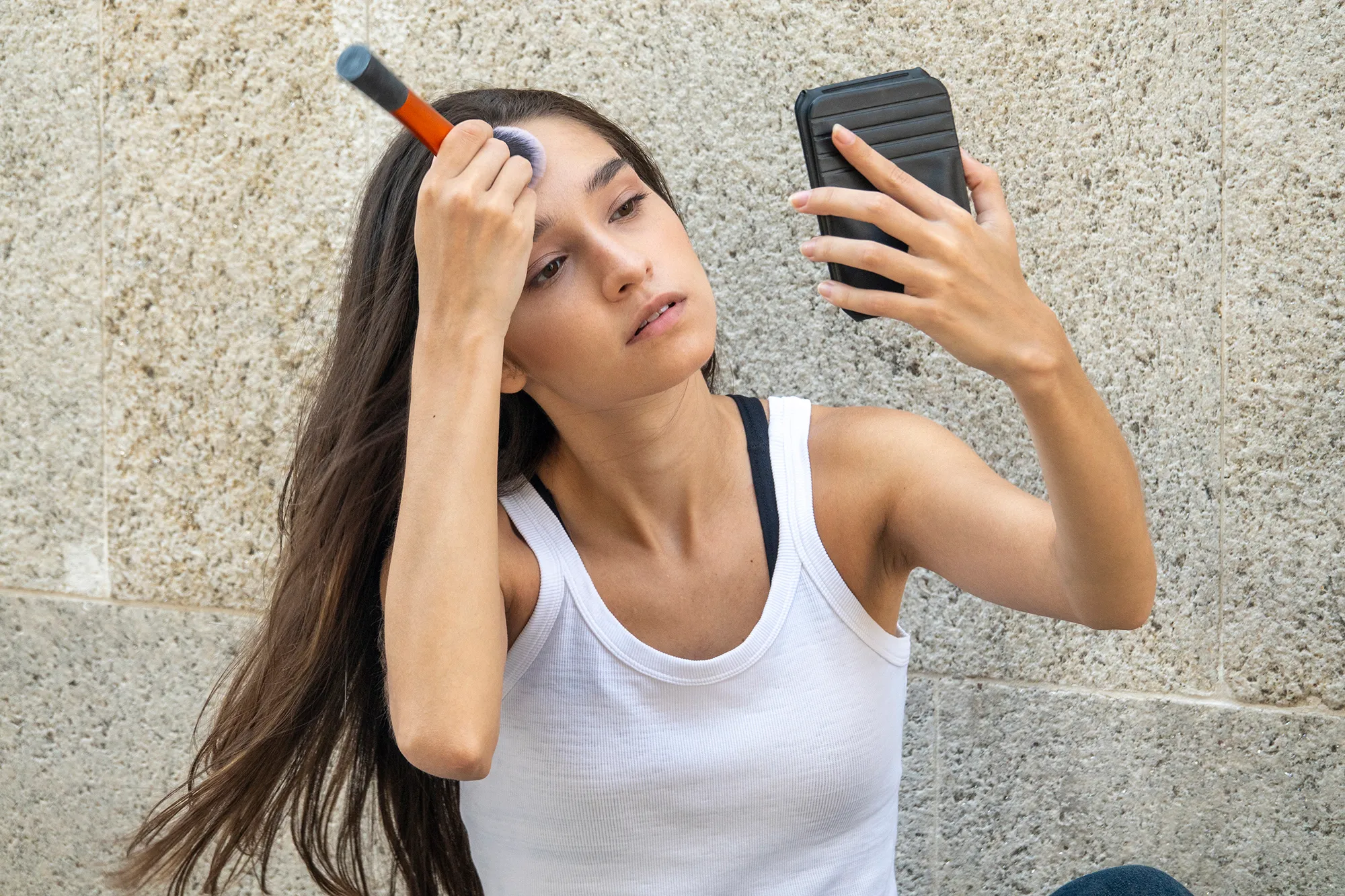Very informal style. Photos taken on the street. Dancer appears to be 22 years old.