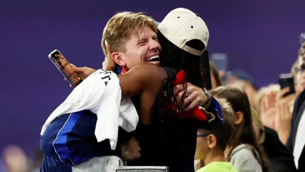 Hunter Woodhall Wins Gold at Paralympics Weeks After Wife Tara Davis Woodhall Wins Olympic Gold