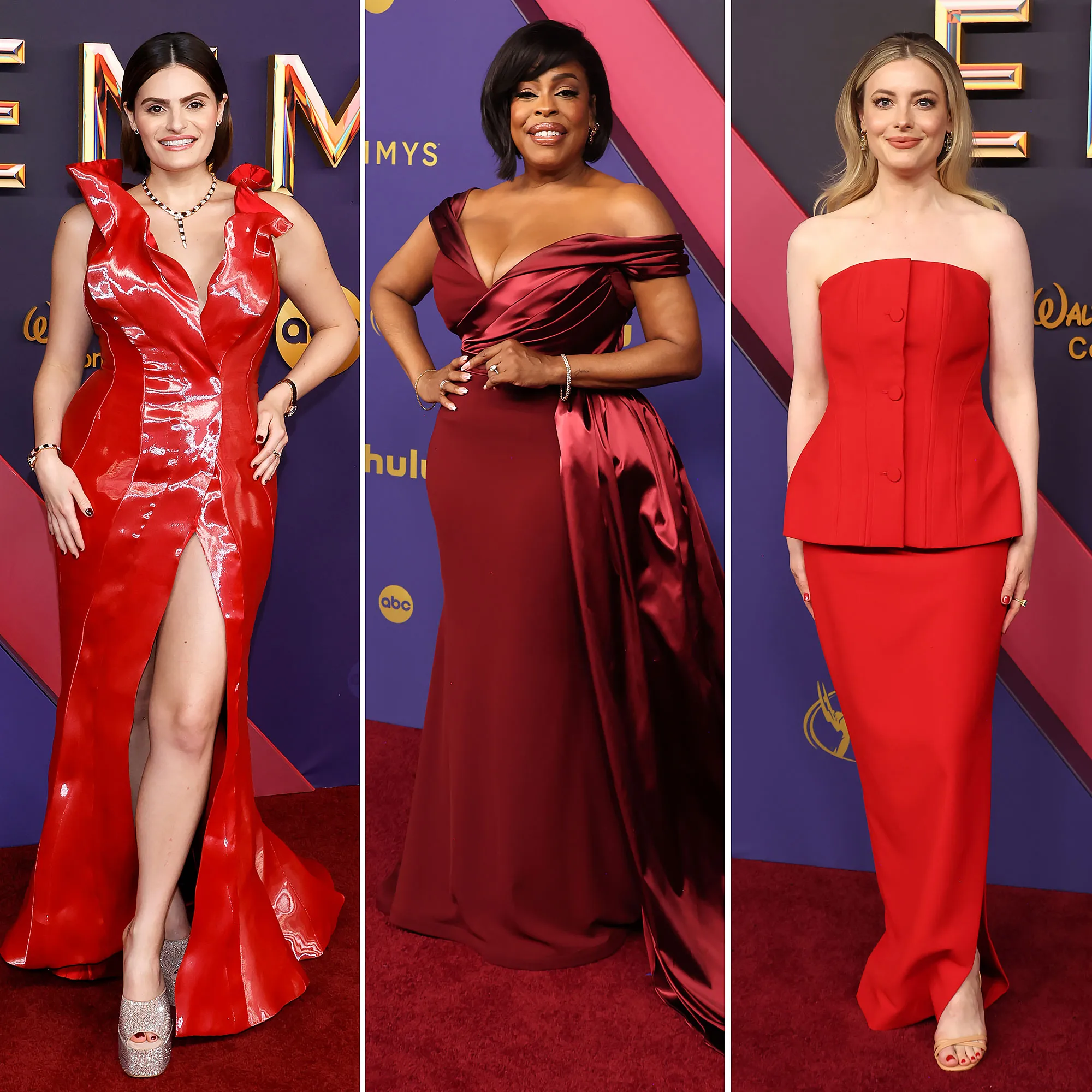 2024 Emmys Red Carpet Red Dress Trends