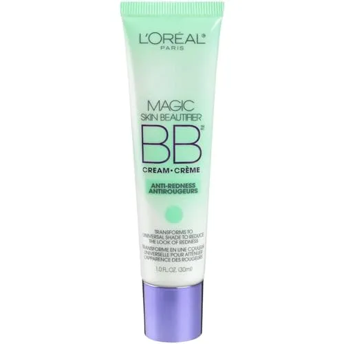 Best for Redness: L’Oréal Paris Makeup Magic Skin Beautifier BB Cream Tinted Moisturizer, Anti-Redness