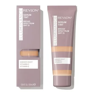 Best Satin Finish: Revlon Illuminance Tinted Serum